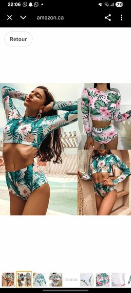 Bikinis fleuris tendance