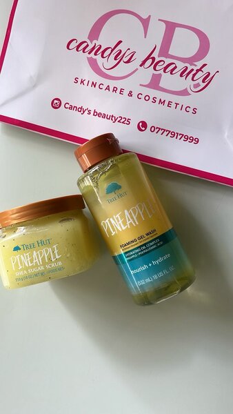 Ensemble soin à l'ananas