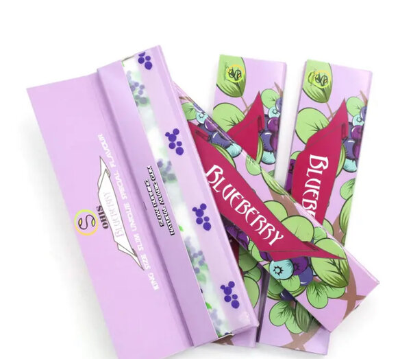 Papier à rouler saveur myrtille