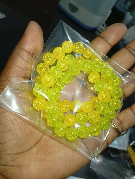 Bracelet en perles scintillantes