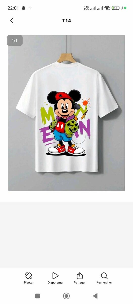 T-shirt graphique tendance