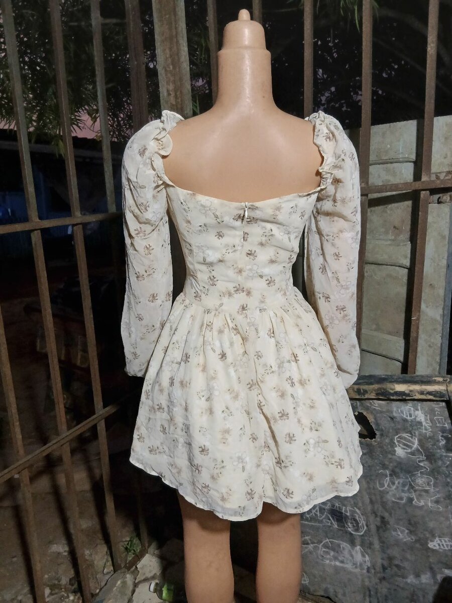 Robe à fleurs romantique
