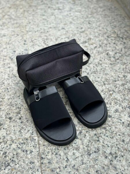 Sandales en cuir élégant