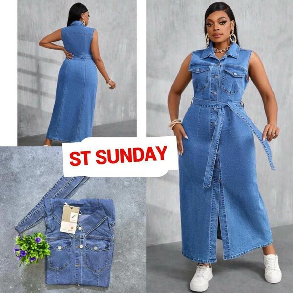 Robe en jean élégante