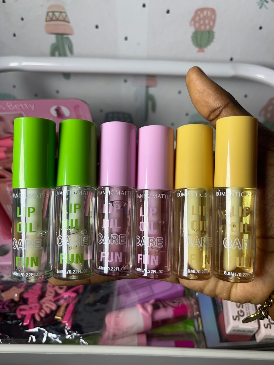 Ensemble d'Huiles à Lèvres Colorées