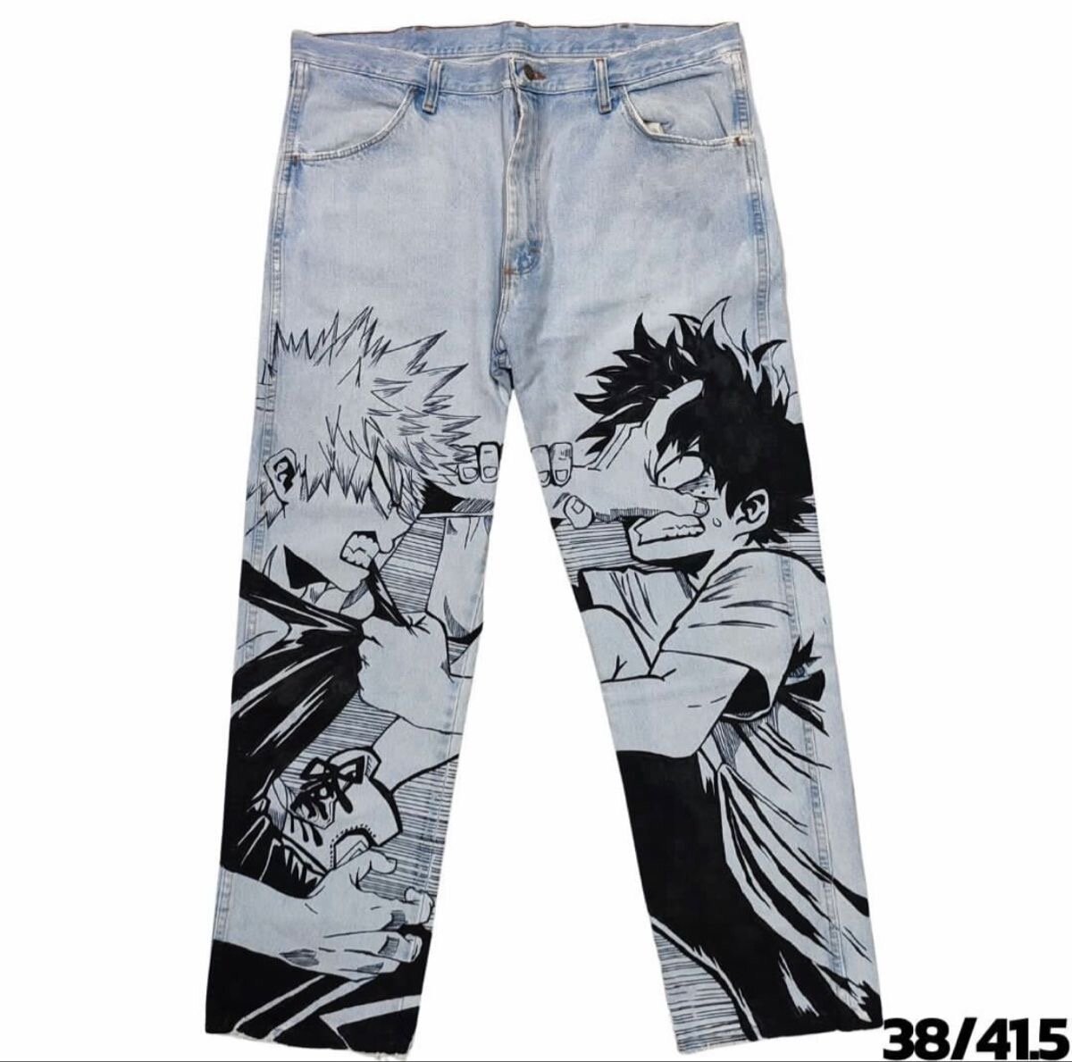 Jeans personnalisés manga