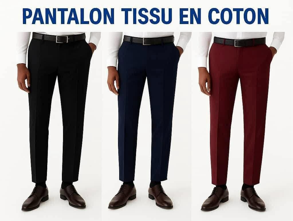 Pantalons homme en coton
