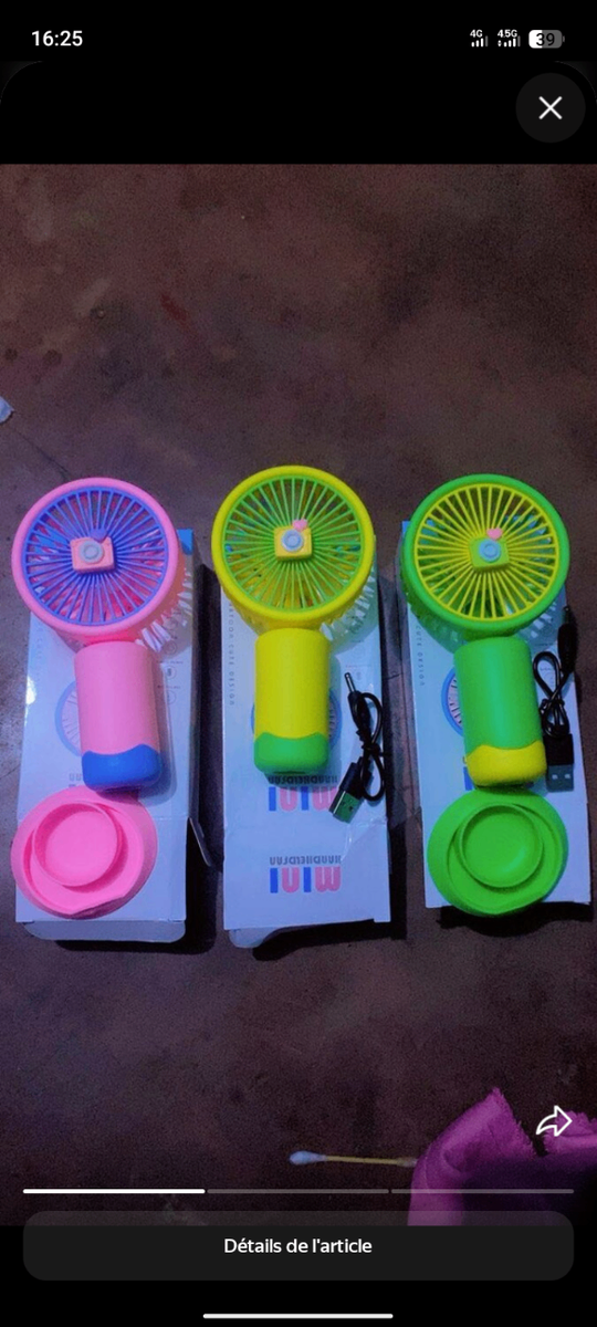 Mini Ventilateur Portable USB
