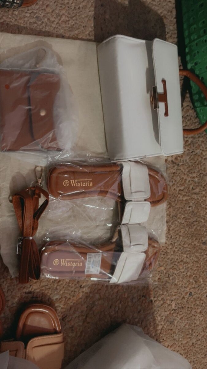 Un sac avec une chaussure