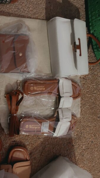 Un sac avec une chaussure