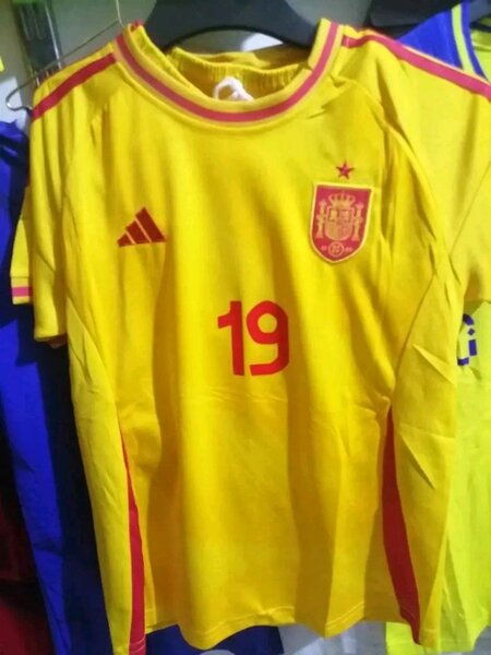 Maillot Espagne 19 Jaune