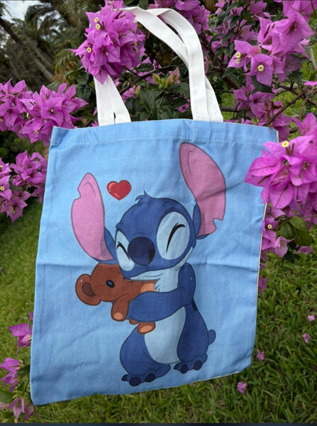 Sac shopping Stitch coloré