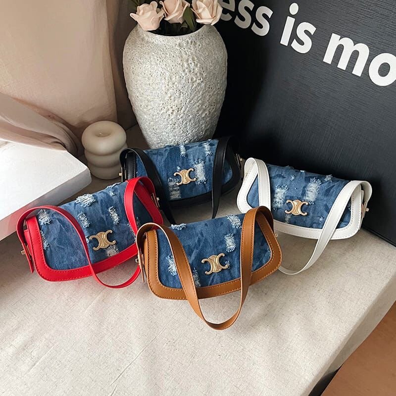 Sac à main en denim élégant