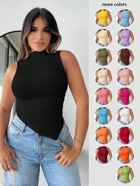 Débardeur Femme Asymétrique