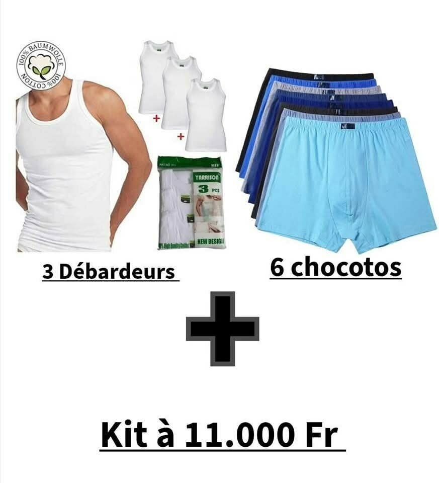 Kit Débardeurs et Boxers pour Hommes