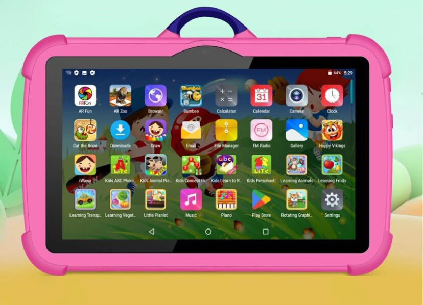 Tablette éducative enfant rose