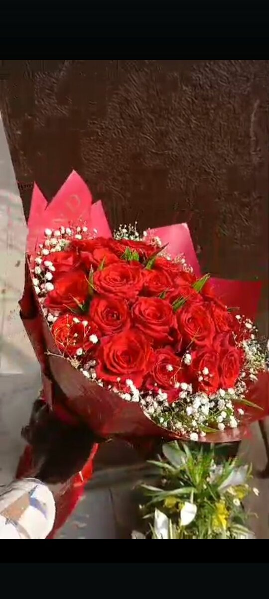 Bouquet romantique de roses