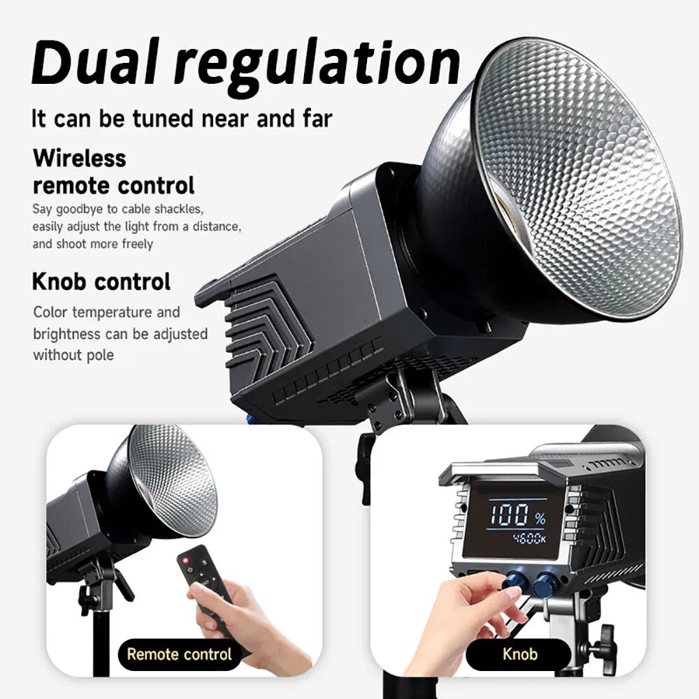 LED Video Spotlight with Remote Control