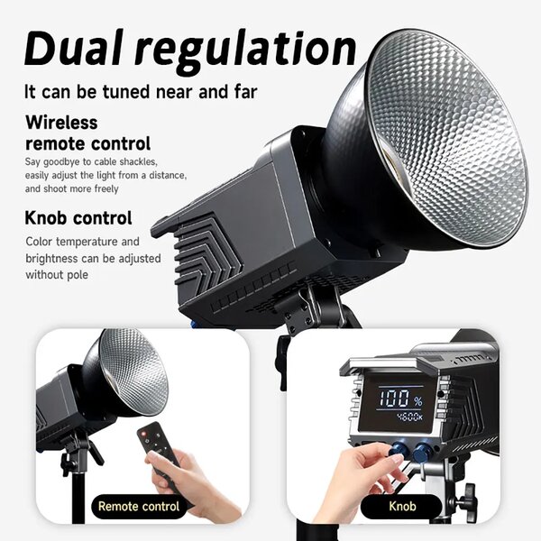 LED Video Spotlight with Remote Control