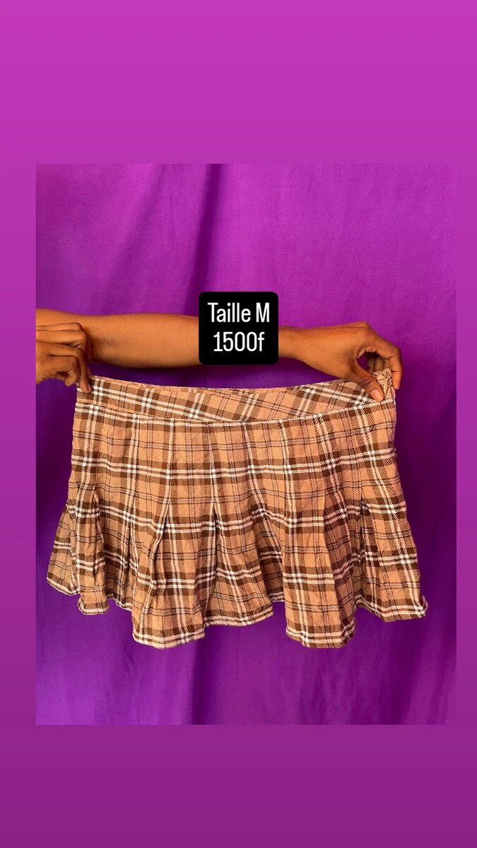 Jupe Écossaise Taille M