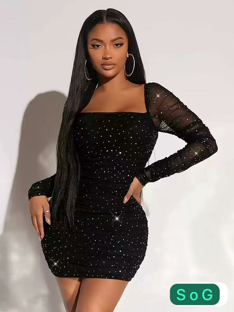 Robe mini chic imprimée