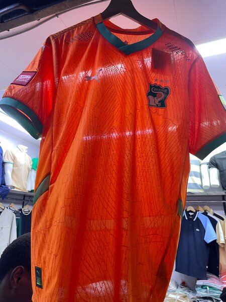 Maillot de Football Orange Hommes