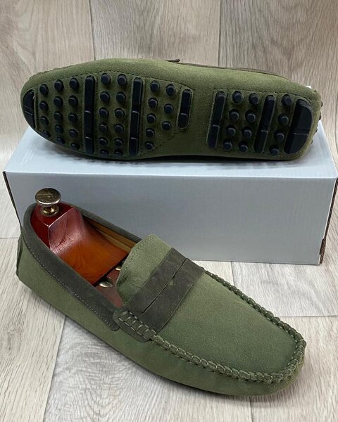 Mocassins en daim élégants