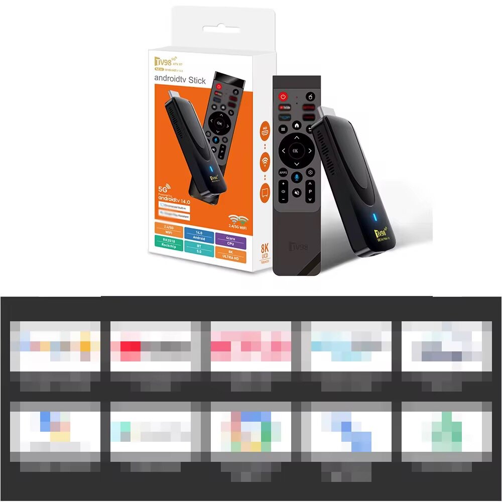 Clé Streaming TV98 ATV X7