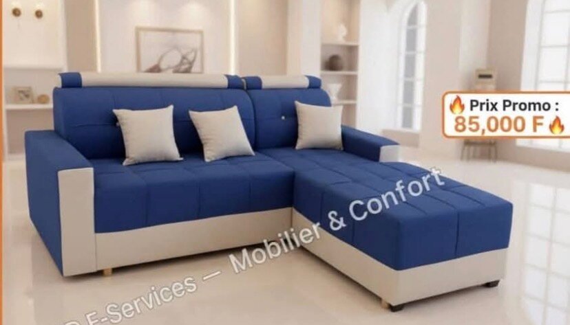 Canapé d'angle moderne