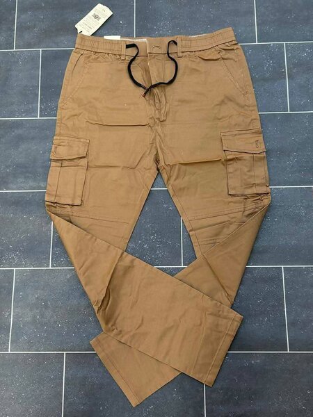 Pantalon cargo marron homme