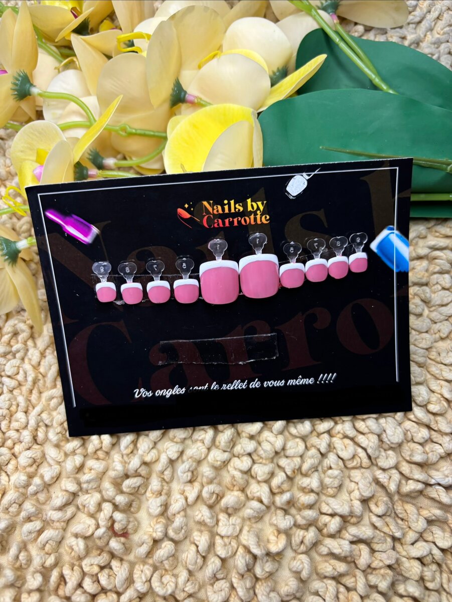 Ongles Press-Ons Roses