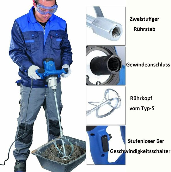 Mélangeur électrique 6 vitesses