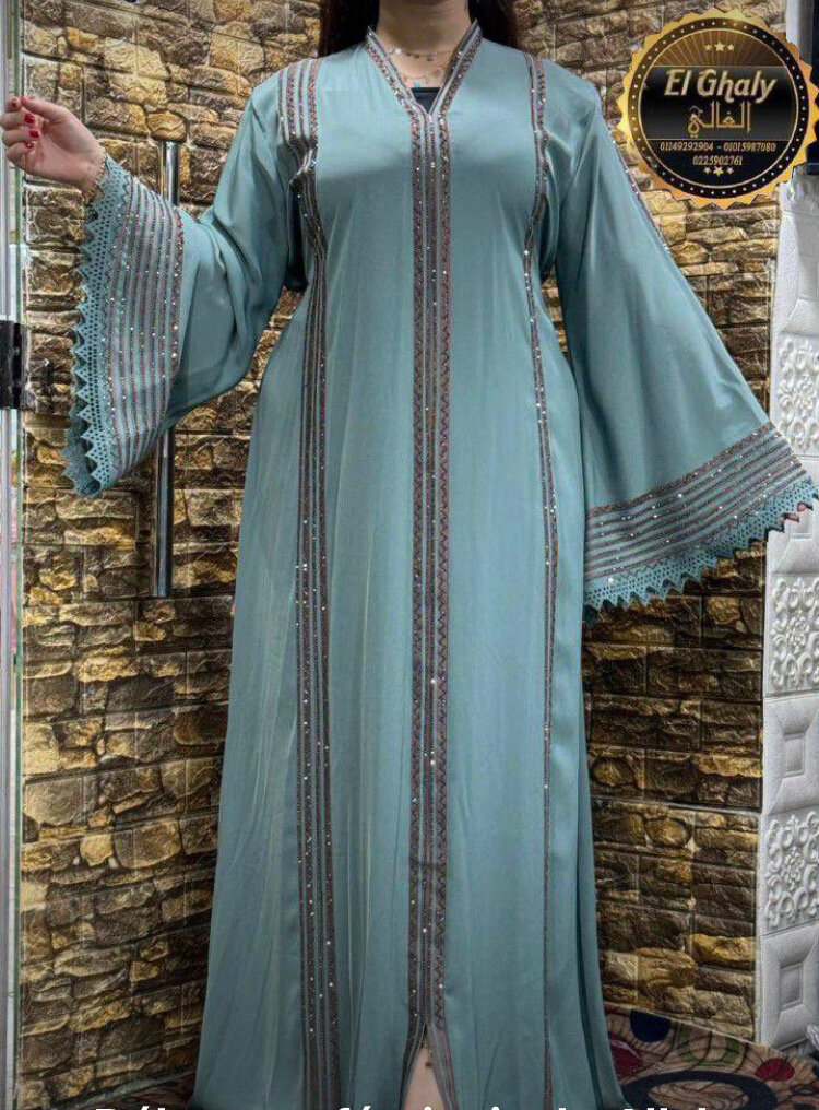 Abaya élégante en dentelle