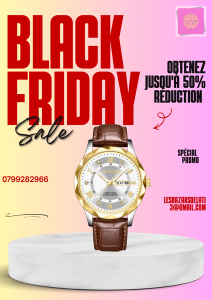 Montre MSTLANQ élégante homme