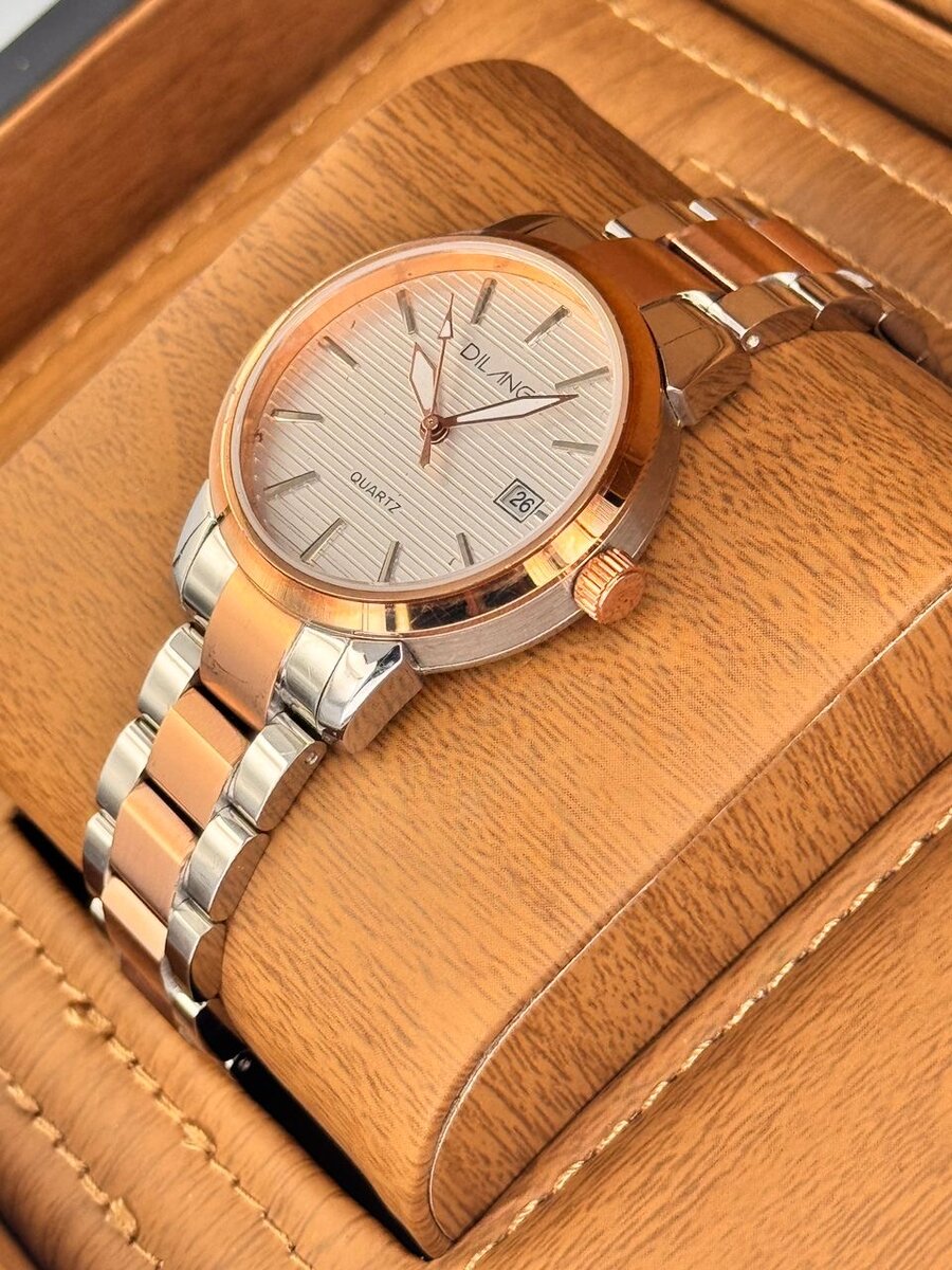 Montre Homme Bicolore Élegante