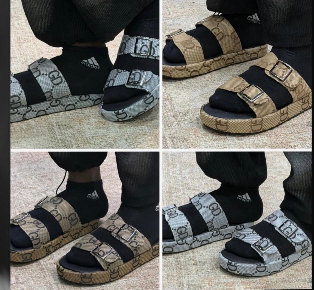 Sandales à double bride élégantes