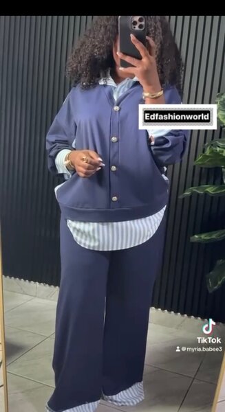 Ensemble décontracté rose