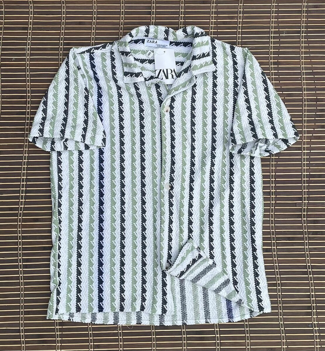 Chemise Rayée Homme Zara