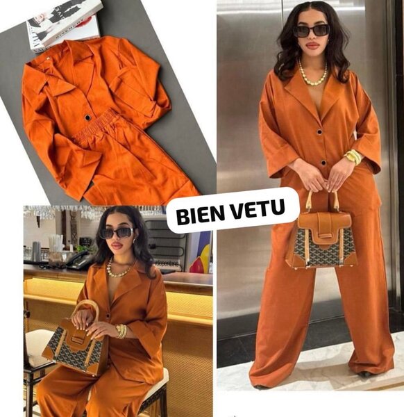 Costume élégant oversize