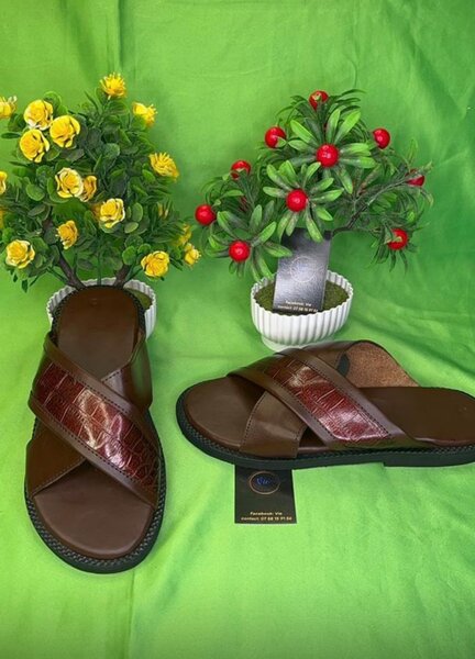 Sandales cuir confortables homme