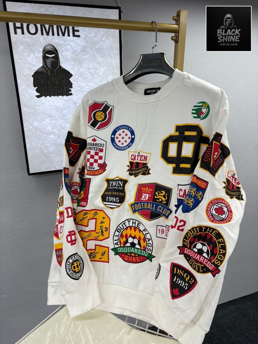 pull/sweat à patchs Dsquared2