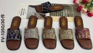 Mules en tissu pour femme