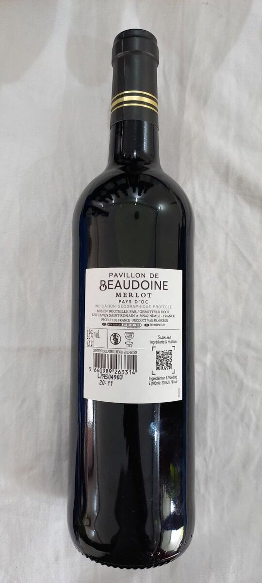 Merlot Pavillon de Beaudoin