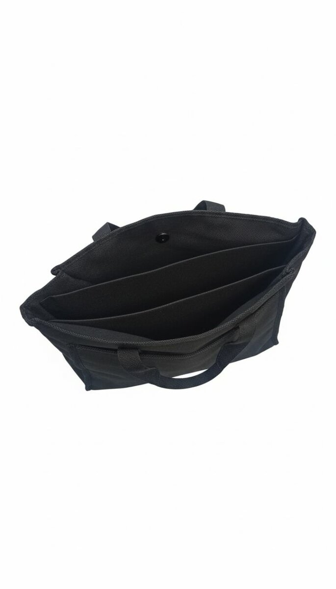 Sac cabas noir pratique