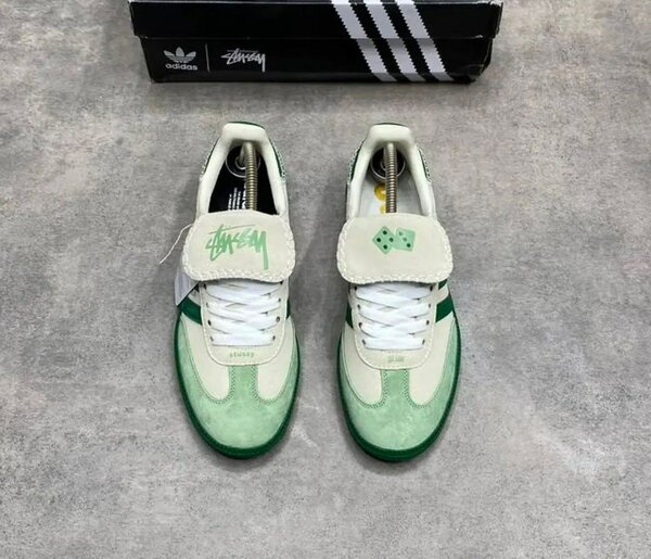 Adidas Samba vertes Stussy