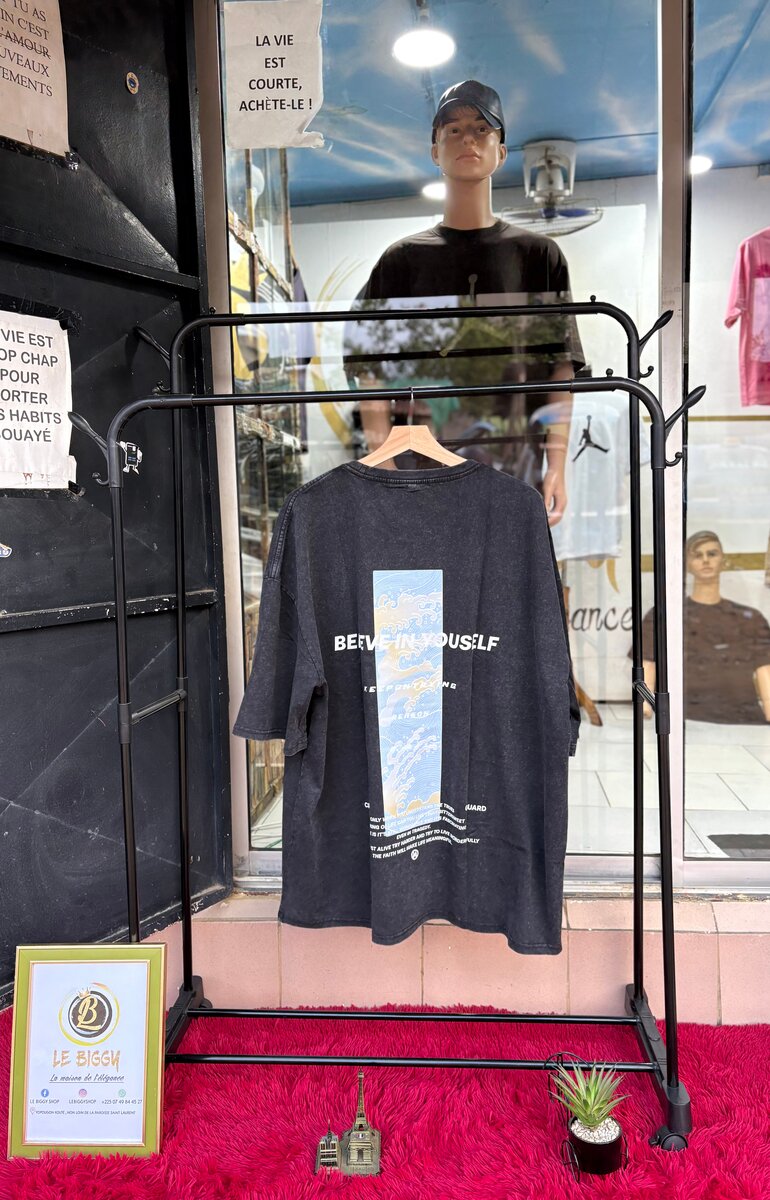 T-shirt ample graphique