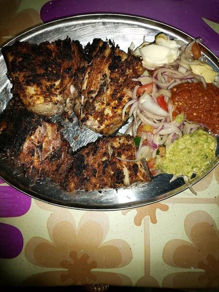 Barbecue de poisson épicé