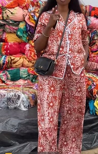 Complet imprimé floral