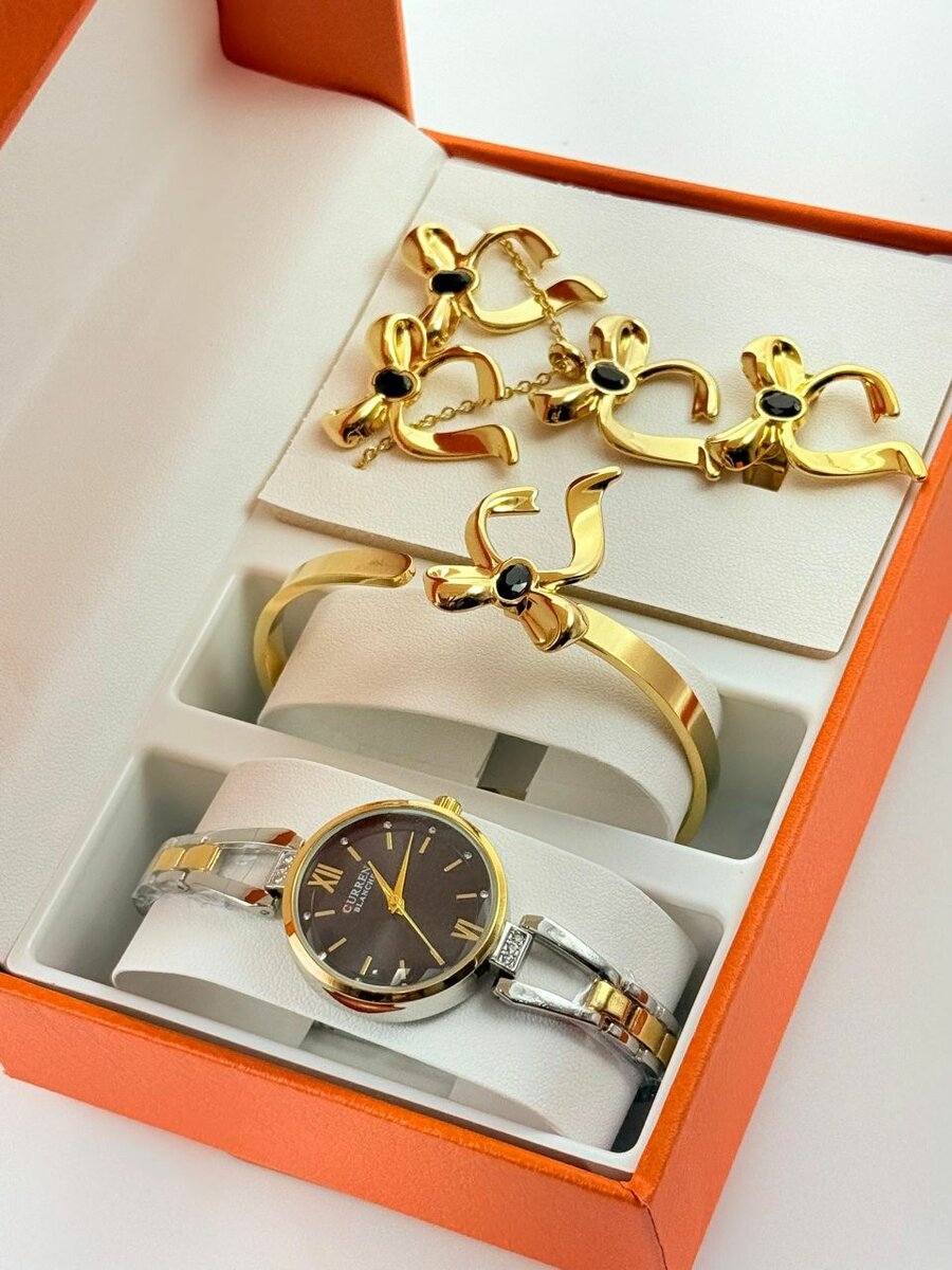 Coffret de montre dame 4 en 1