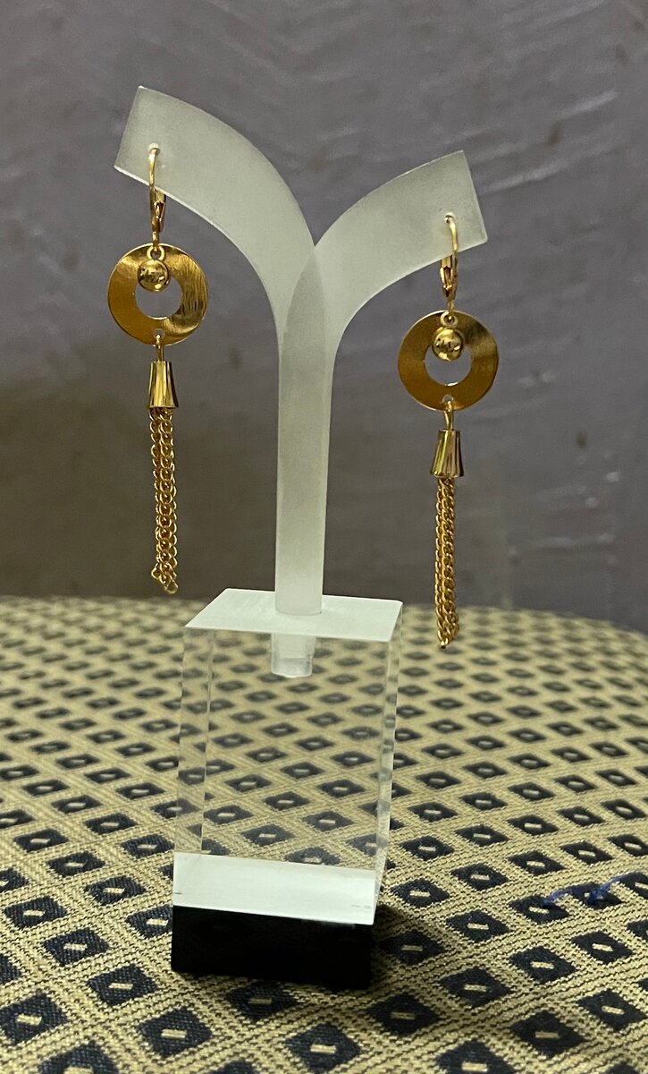 Boucles d'oreilles pendantes élégantes